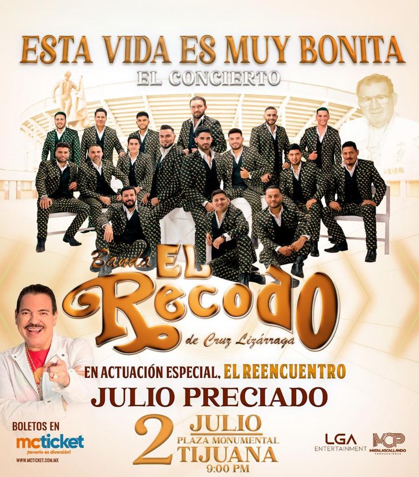Banda el Recodo en Tijuana 2022
