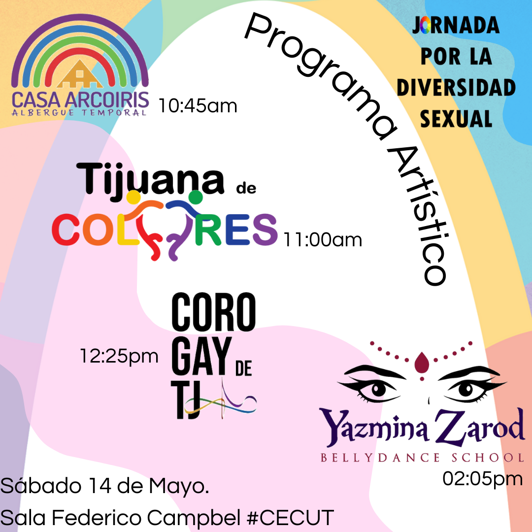 Programa Artístico de la Jornada por la Diversidad Sexual Tijuana 2022